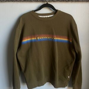 Cotopaxi Multicolor Stripe Crewneck Sweater